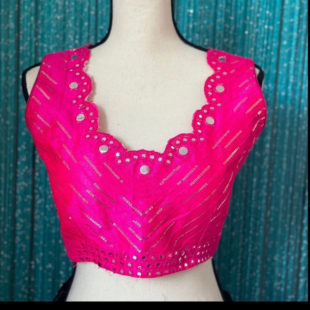 Pink Saree blouse